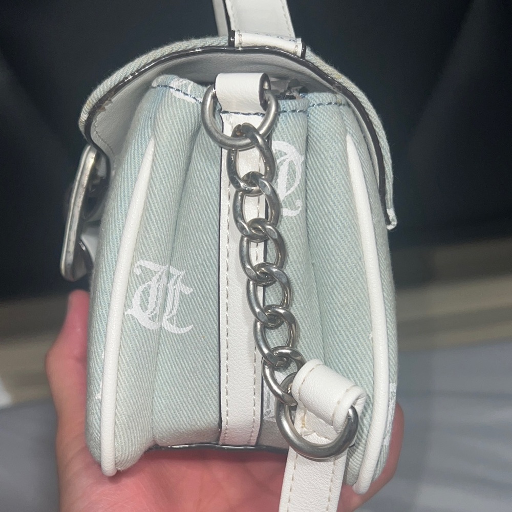 Juicy Couture White and Gray Crossbody Bag - Picture 9 of 11